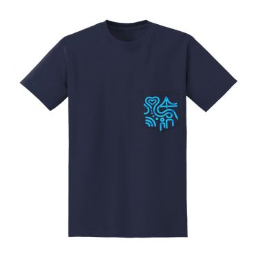 Love and Connection Pocket T-Shirt (Unisex)