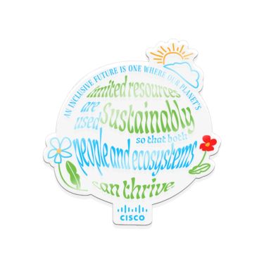 Sustainable Future Sticker