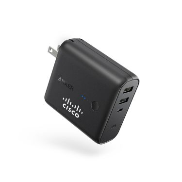 Anker Core Dual Wall Charger/Portable Battery - Black