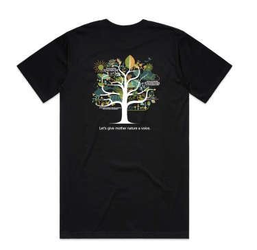 Let’s Give Mother Nature A Voice T-Shirt - Black (Unisex)