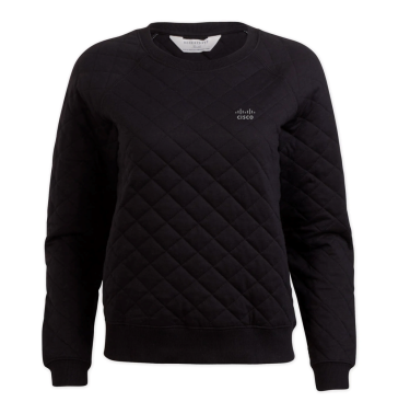  Core Quilted Crew - Black (Women's)