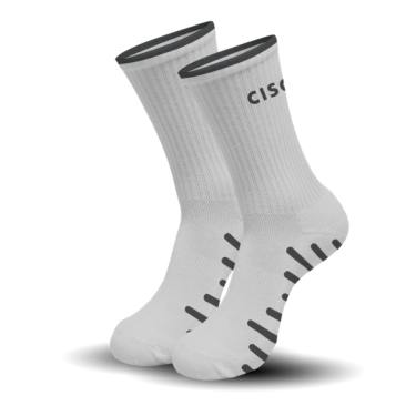  Core Active Socks – White/Dark Grey