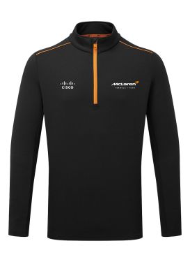 McLaren and Cisco 1/4 Zip - Black (Unisex)