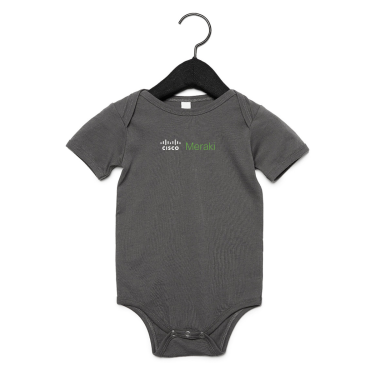 Cisco Meraki Onesie - Asphalt (Baby)