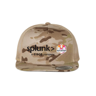 Splunk Data Drivers Trucker Cap - Camo