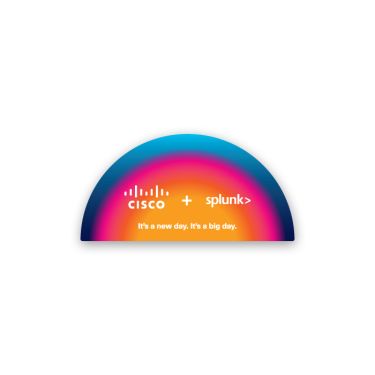 Cisco + Splunk Sticker - Multicolor