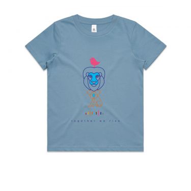 Together We Rise T-Shirt Light Blue (Unisex) 2 Years