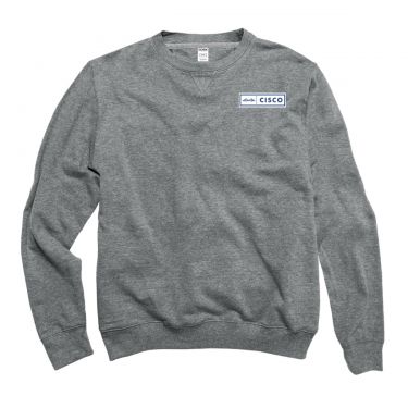 Patch Crew Sweatshirt Grey (Unisex)